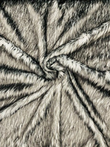 Husky Faux Fur Fabric - Jacquard Faux Fur, 2 Inch High Pile, 58" Width (1 Yard)