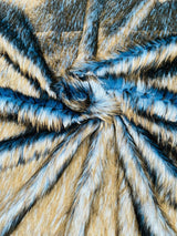 Husky Faux Fur Fabric - Jacquard Faux Fur, 2 Inch High Pile, 58" Width (1 Yard)