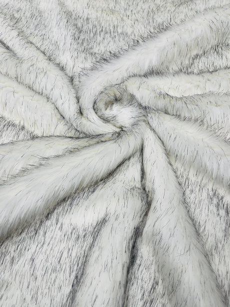 Husky Faux Fur Fabric - Jacquard Faux Fur, 2 Inch High Pile, 58" Width (1 Yard)