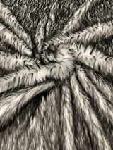 Husky Faux Fur Fabric - Jacquard Faux Fur, 2 Inch High Pile, 58" Width (1 Yard)