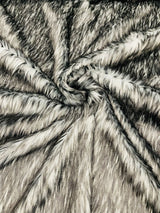 Husky Faux Fur Fabric - Jacquard Faux Fur, 2 Inch High Pile, 58" Width (1 Yard)