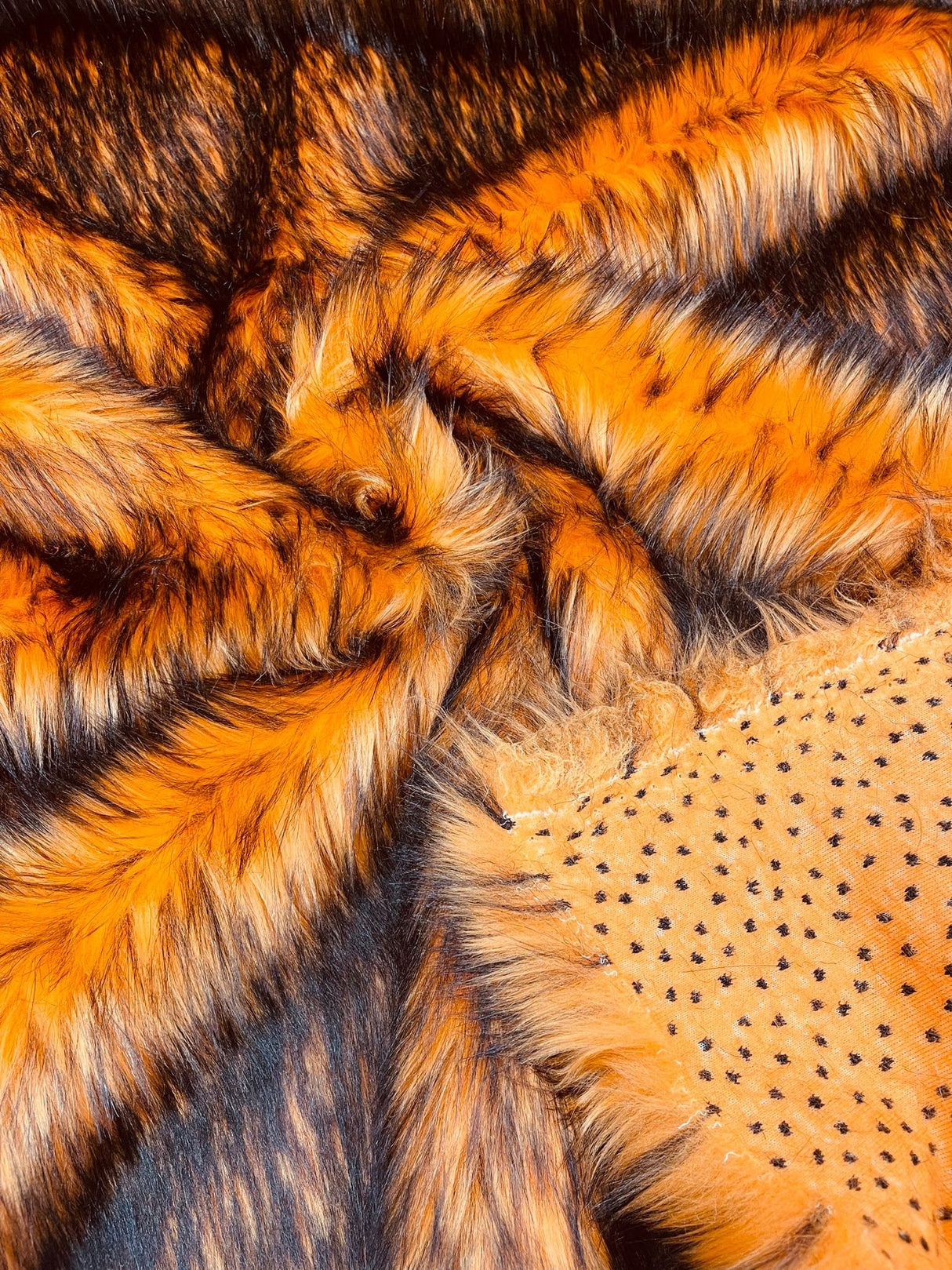 Husky Faux Fur Fabric - Jacquard Faux Fur, 2 Inch High Pile, 58" Width (1 Yard)
