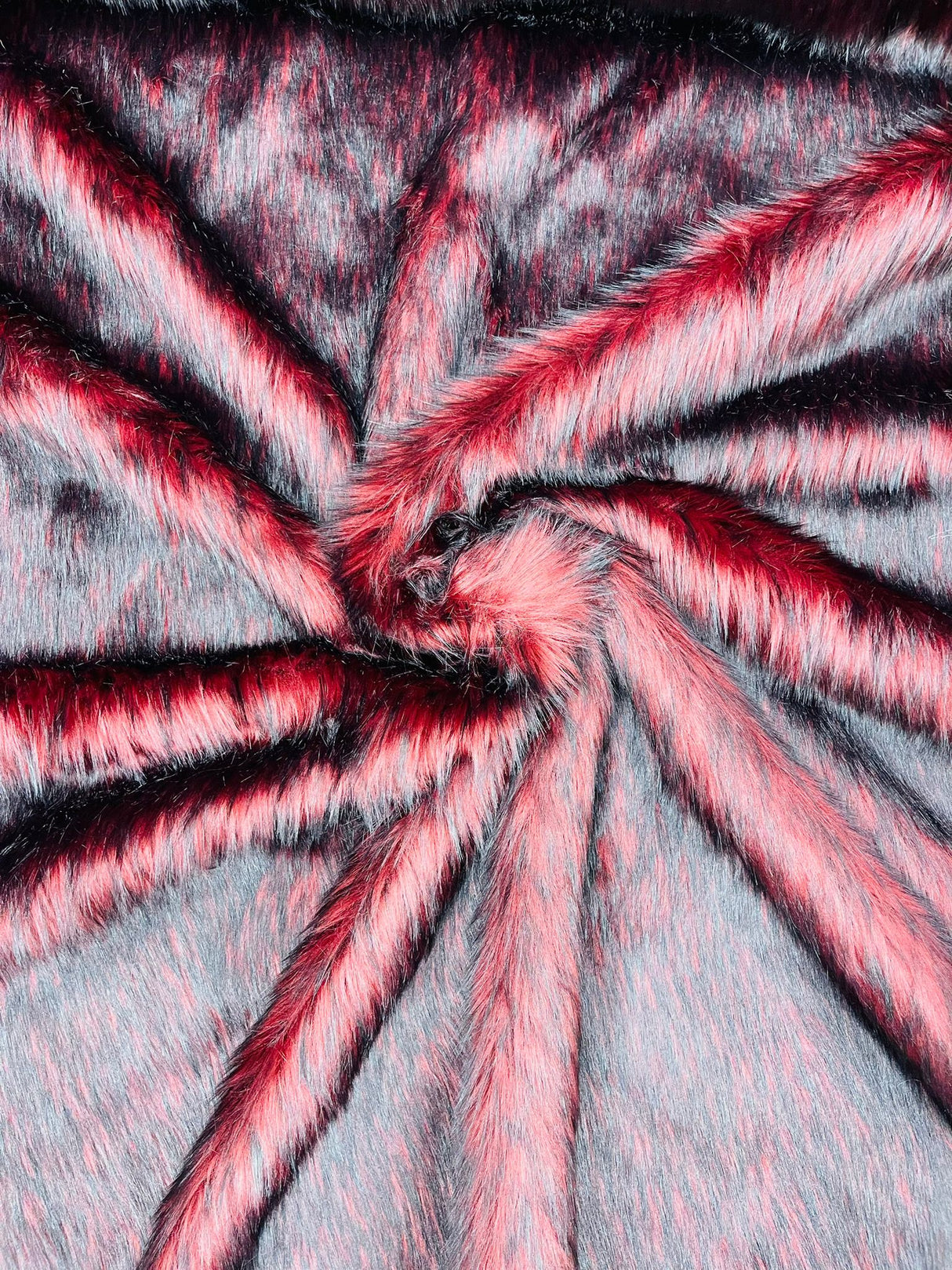 Husky Faux Fur Fabric - Jacquard Faux Fur, 2 Inch High Pile, 58" Width (1 Yard)