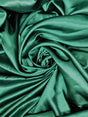 Hunter Green Medium Satin Polyester Fabric - Hunter Green, Satin, 58"-60" Width