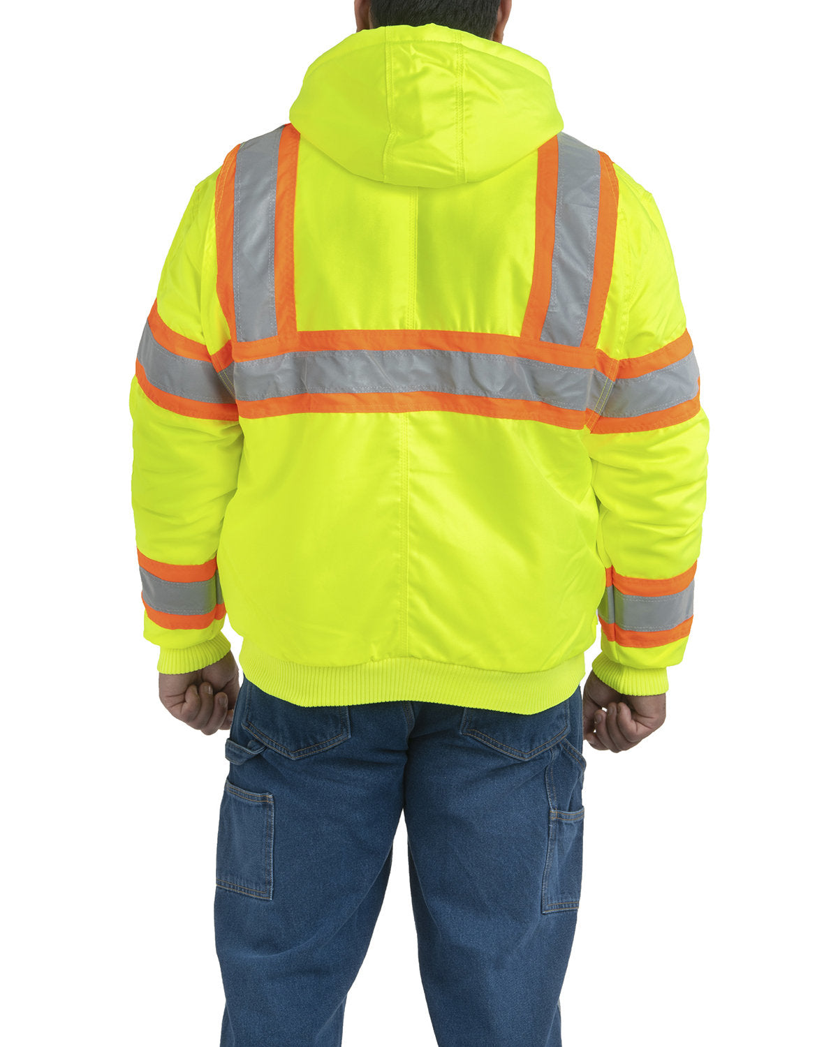 Men's Hi-Vis Class 3 Hooded Active Jacket