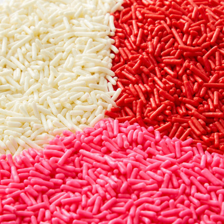 Wilton Valentine's Day 3-Cell Red, White and Pink Sprinkles, 6.34 oz.