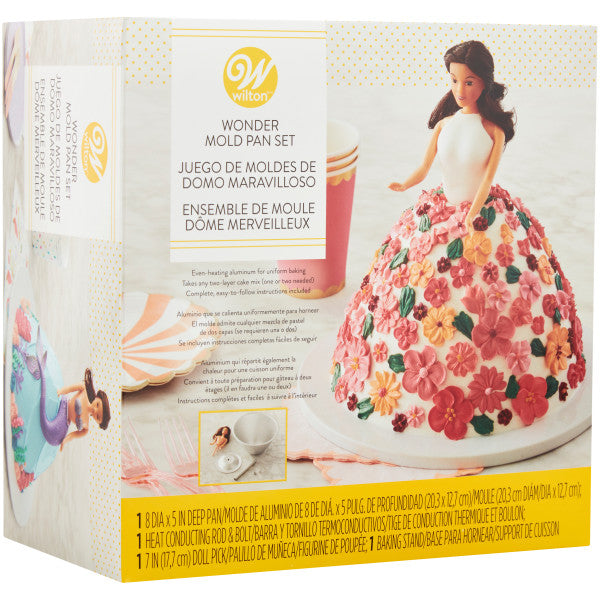 Wilton Wonder Mold Barbie Doll Cake Pan Set