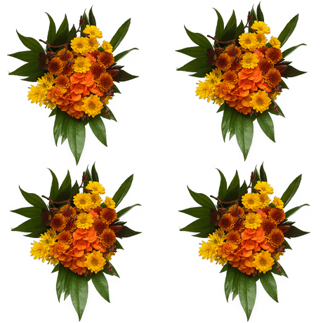 Thanksgiving Fresh Flower Bouquet Festive Floral Arrangement Pack