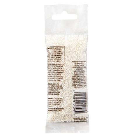 Wilton Pearlized White Nonpareils Sprinkles Pouch – 1.4 oz.
