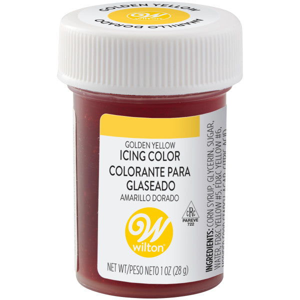 Wilton Golden Yellow Gel Icing Color – 1 oz.