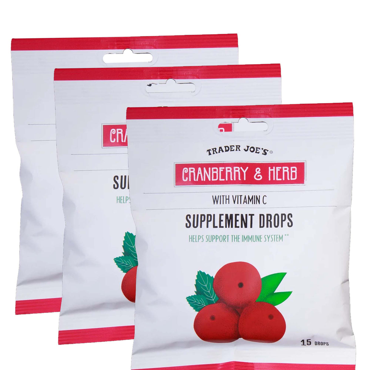 Traders Joe's Cranberry & Herb Supplement Drops