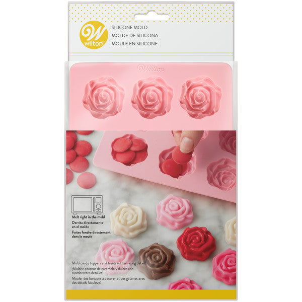 Wilton Silicone Rose Mold, 12-Cavity