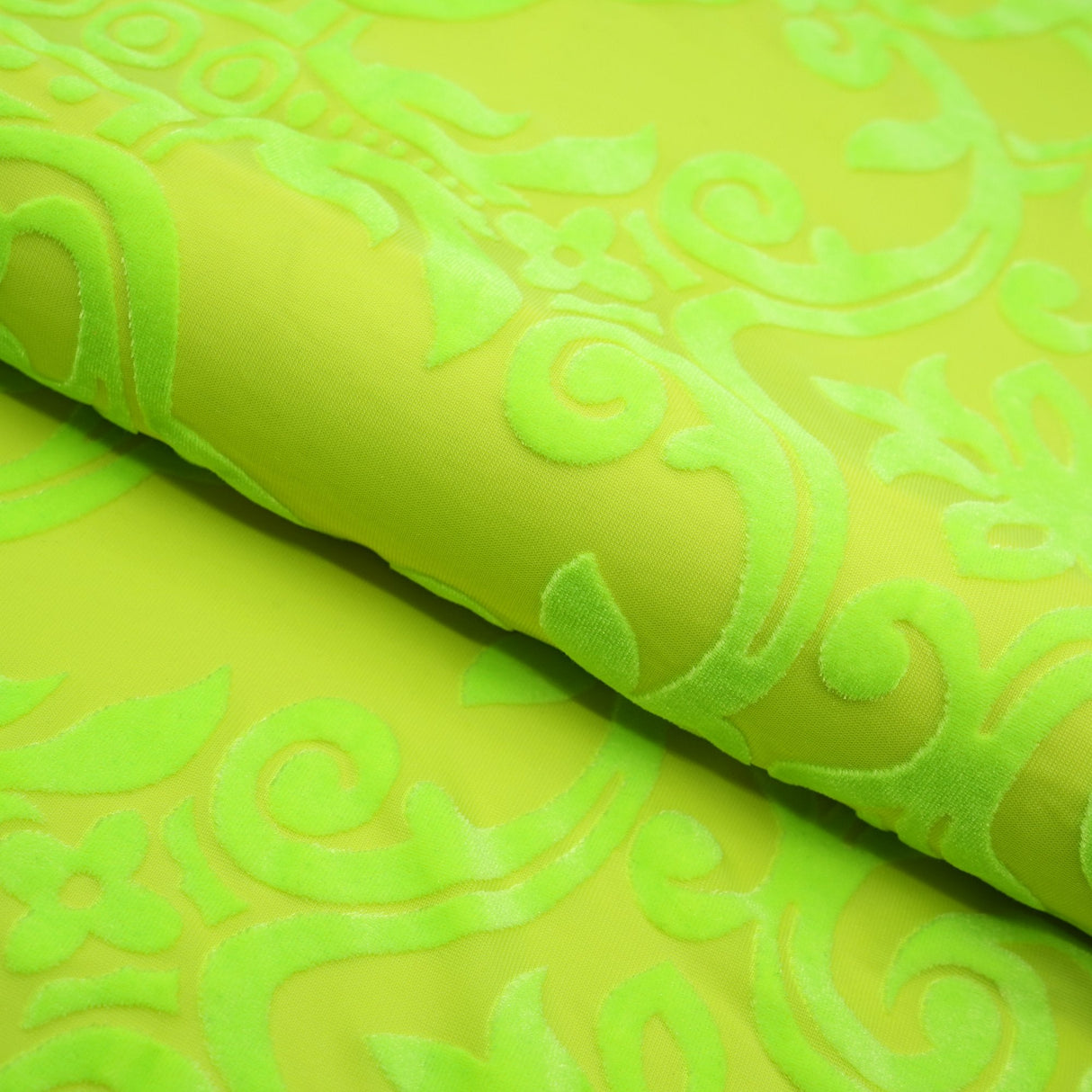 Stretch Velvet Burnout Fabric