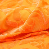 Ice Burnout Stretch Velvet Fabric - Lime, Pink, White, Orange, Black, 2-Way Stretch, 58" Width (1 Yard)