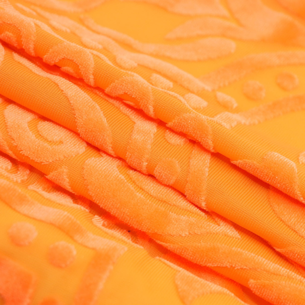 Stretch Velvet Burnout Fabric