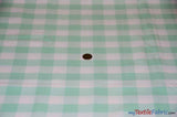 Picnic Checkers Polyester Fabric - Gingham Checkered, 1" X 1", 58/60" Width (1 Yard)
