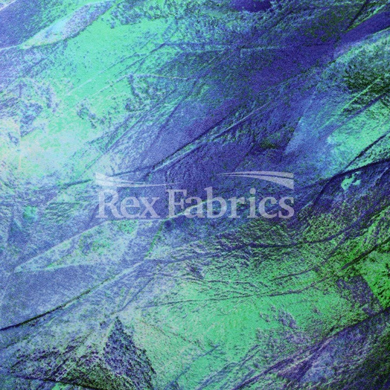 ICE Nylon Spandex Fabric - Ice Print, 4-Way Stretch, 58/60" Width, Multiple Colors (1 Yard)