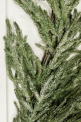 48” Iced Garden Norfolk Pine Garland