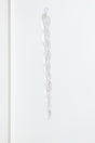 12.5" Glass Icicle Ornament