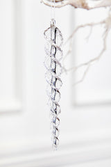 7" Glass Icicle Ornament - Small