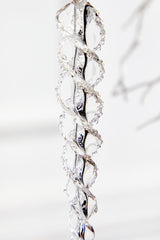 7" Glass Icicle Ornament - Small