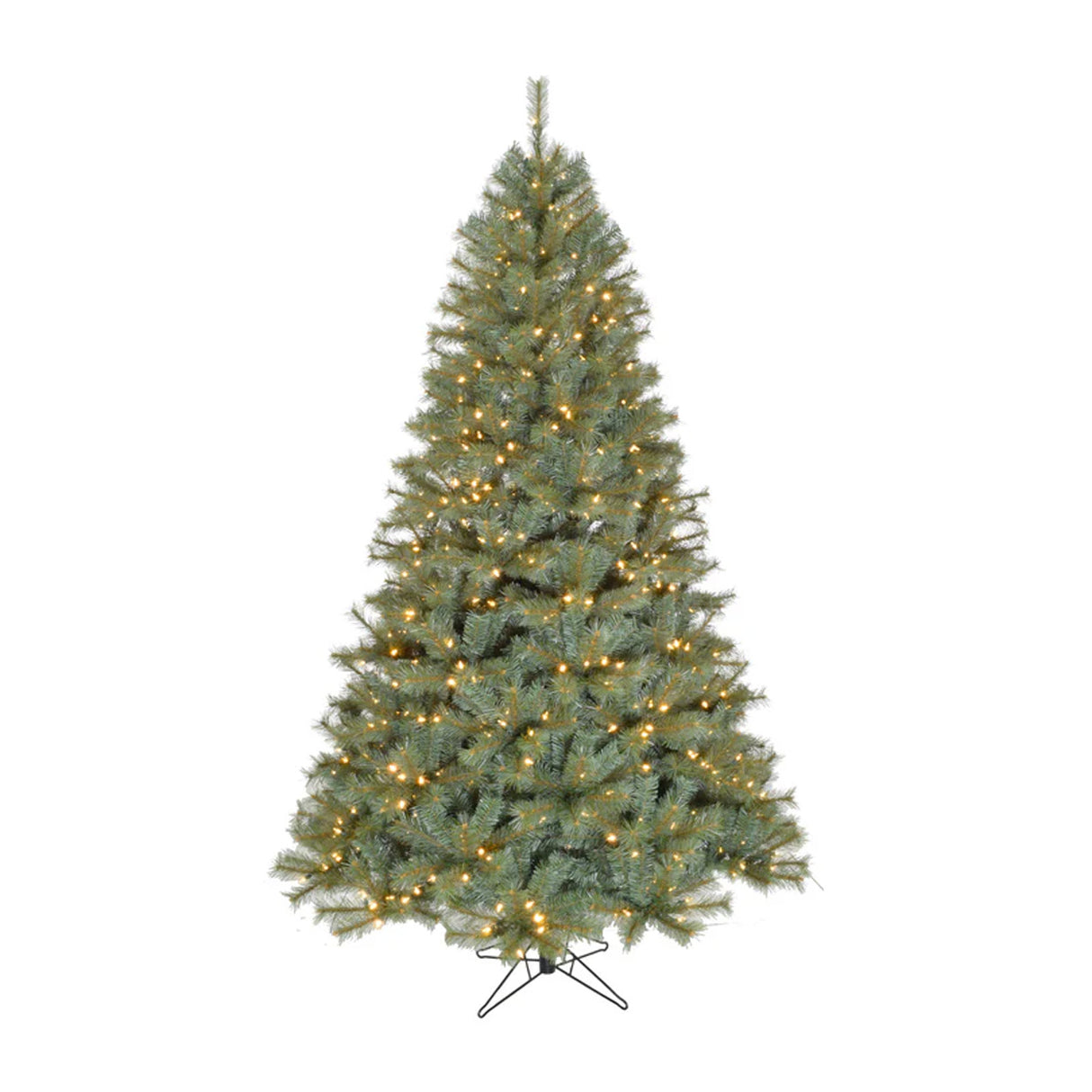 5 ft. Pre-Lit Classic Spruce Christmas Tree with Instant Connect and Metal Stand