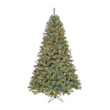 5 ft. Pre-Lit Classic Spruce Christmas Tree with Instant Connect and Metal Stand
