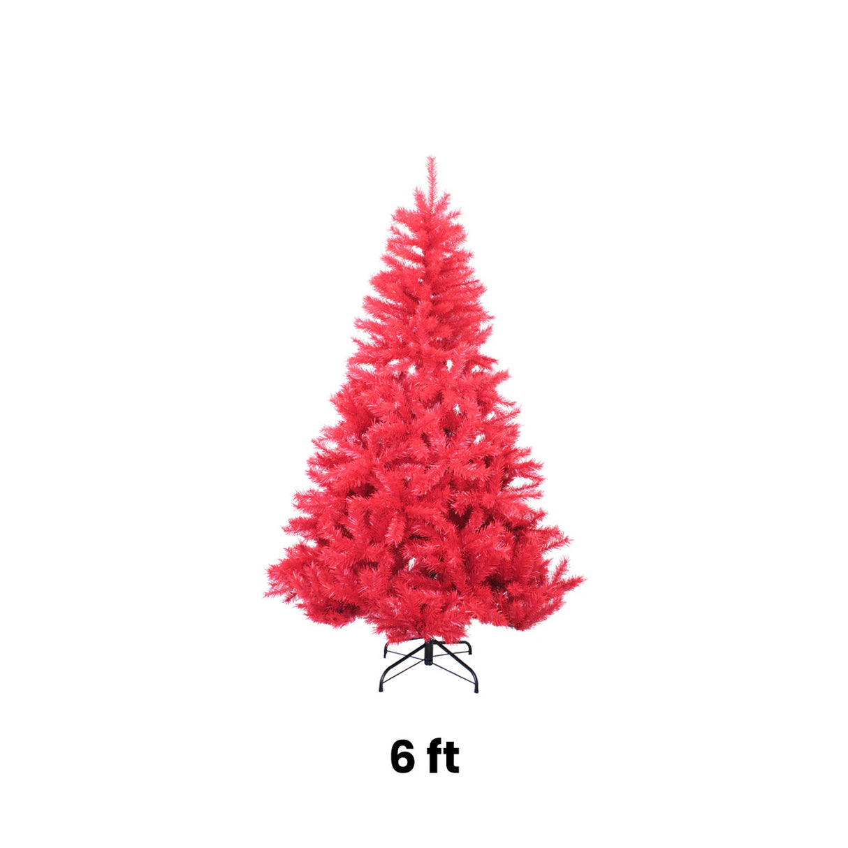 6 ft. Red Norway Pine Artificial Christmas Tree