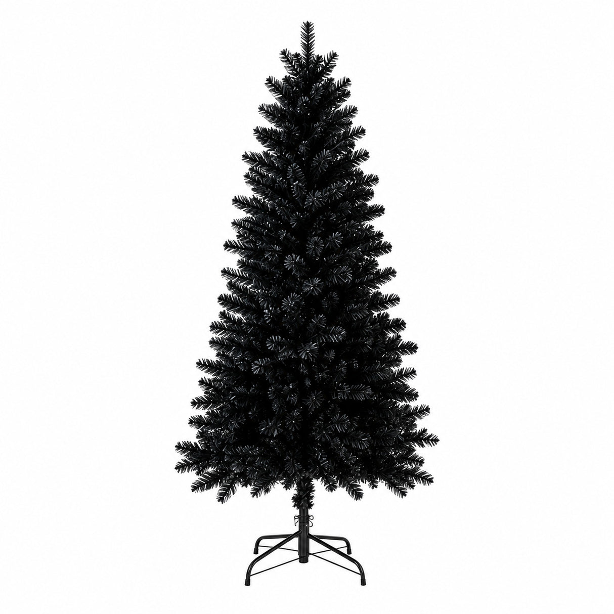 7.5 ft. Black PVC Christmas Tree