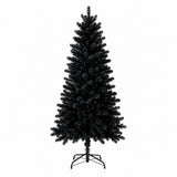 7.5 ft. Black PVC Christmas Tree