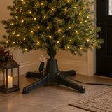 360 Degree Rotating Adjustable Christmas Tree Stand for Up to 7.5 ft Artificial Tree