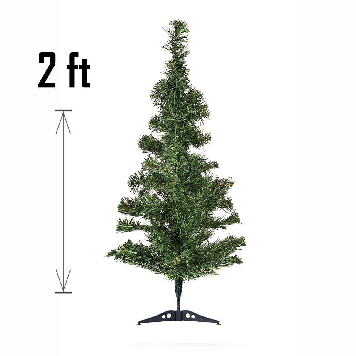 2 ft. Green Tabletop Christmas Tree with Stand