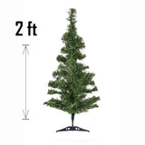 2 ft. Green Tabletop Christmas Tree with Stand