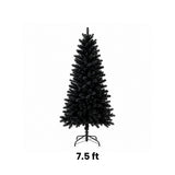 7.5 ft. Black PVC Christmas Tree