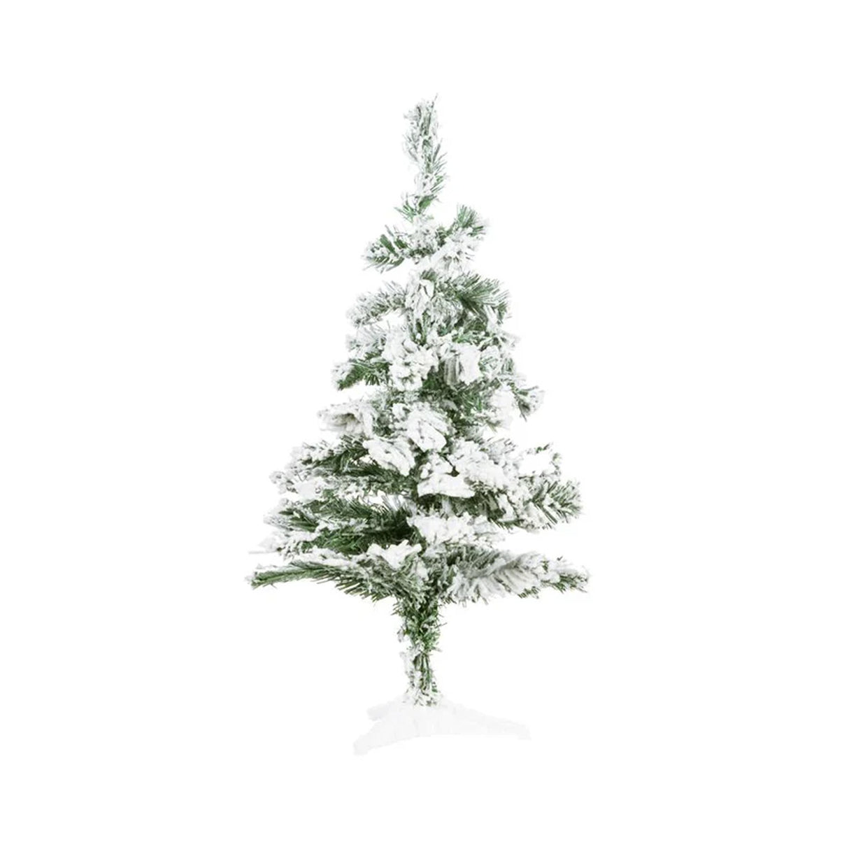 2 ft. Snow Flocked Tabletop Christmas Tree with Stand