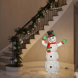 48 in. Snowman Decoration with Clear Lights