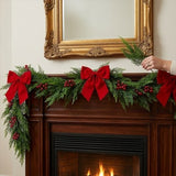 Christmas Classic Garland, 6 Foot Decorative Holiday Garland