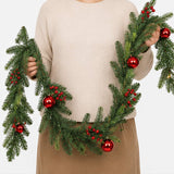 Pre-Lit First Traditions Scotch Creek Fir Garland, 6 Foot
