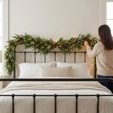 Inspired by Nature Christmas Garland with White Berries & Pinecones, 6 Foot