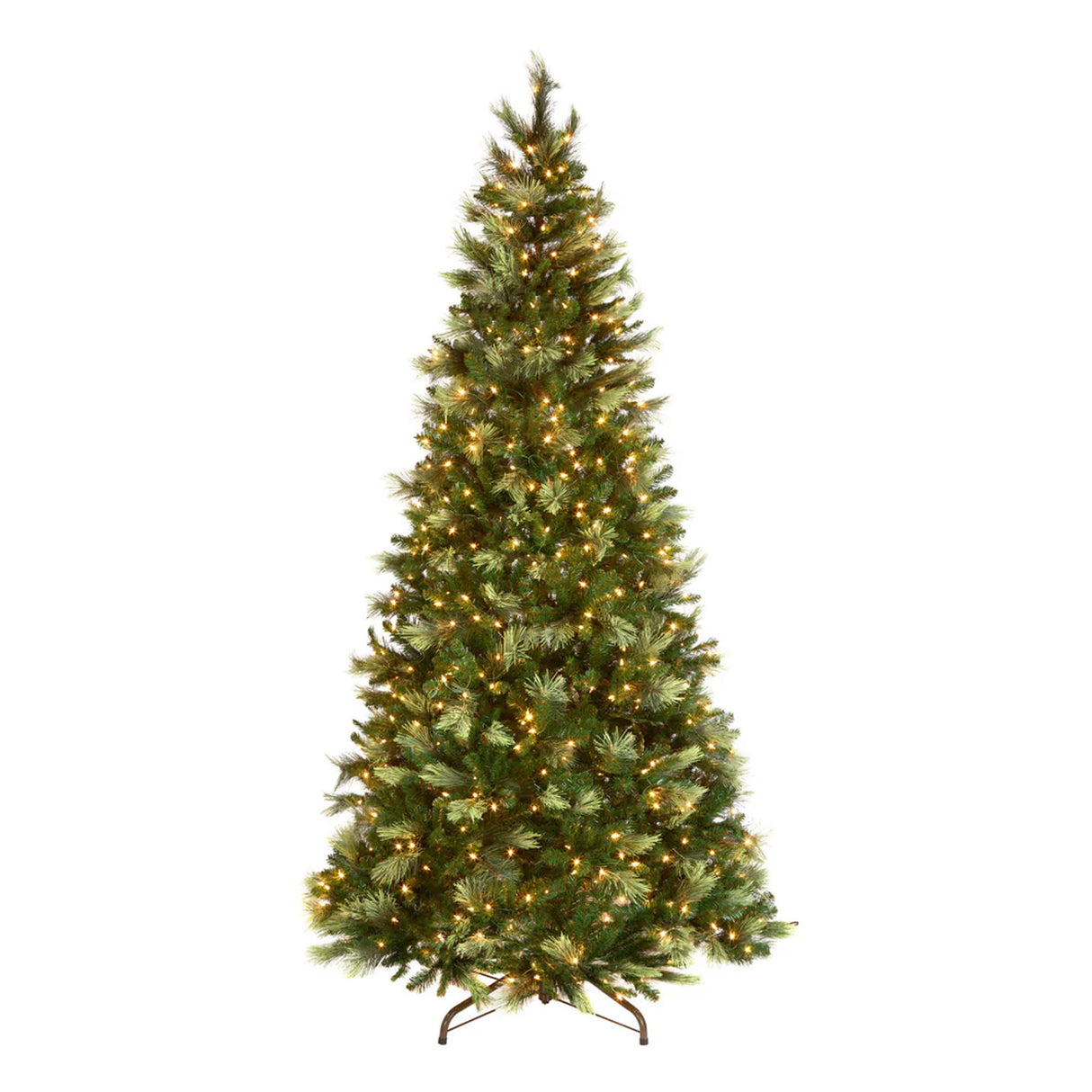 9ft Pre-Lit Charleston Pine Christmas Tree with Clear Lights