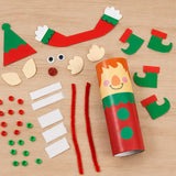 Christmas Elf Craft Tube Kit with Bead Legs Makes 12
