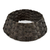 36in Woven Hyacinth Christmas Tree Collar Basket Base Cover