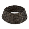 36in Woven Hyacinth Christmas Tree Collar Basket Base Cover