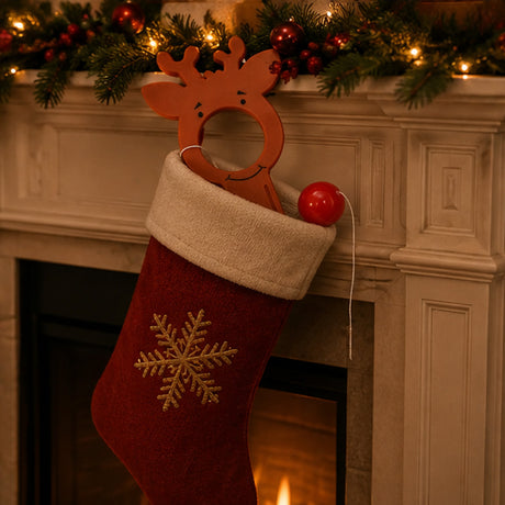 Reindeer Bullseye Game Plastic Holiday Party Favors 12 Ct