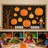 Bulk 50 Pc. Jumbo Orange Pumpkin Classroom Wall Cutouts (7 3/4" – 17 1/4")