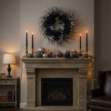 24 in. Halloween Deadwood and Roses Wreath