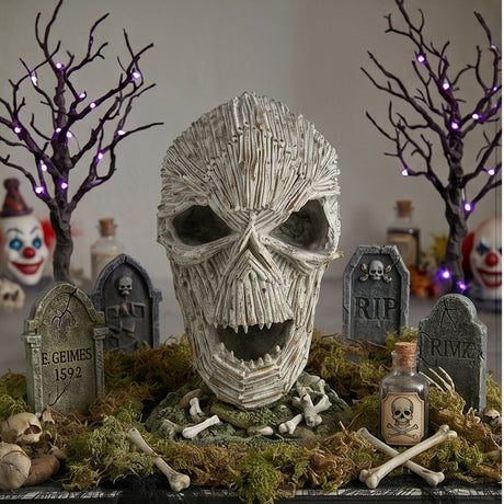 15 in Driftwood Ghost Halloween Tabletop Decoration