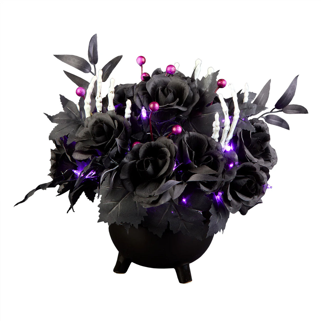 19IN Bad to the Bone Halloween LED Centerpiece Decor