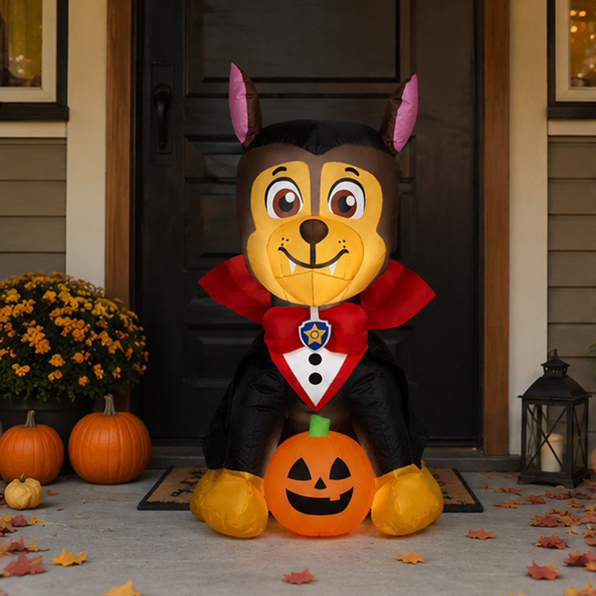 38IN Chase Paw Patrol Vampire Inflatable Halloween Decoration with LED Lights