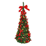 6FT Pre Lit Party Pop Up Christmas Tree with Lights
